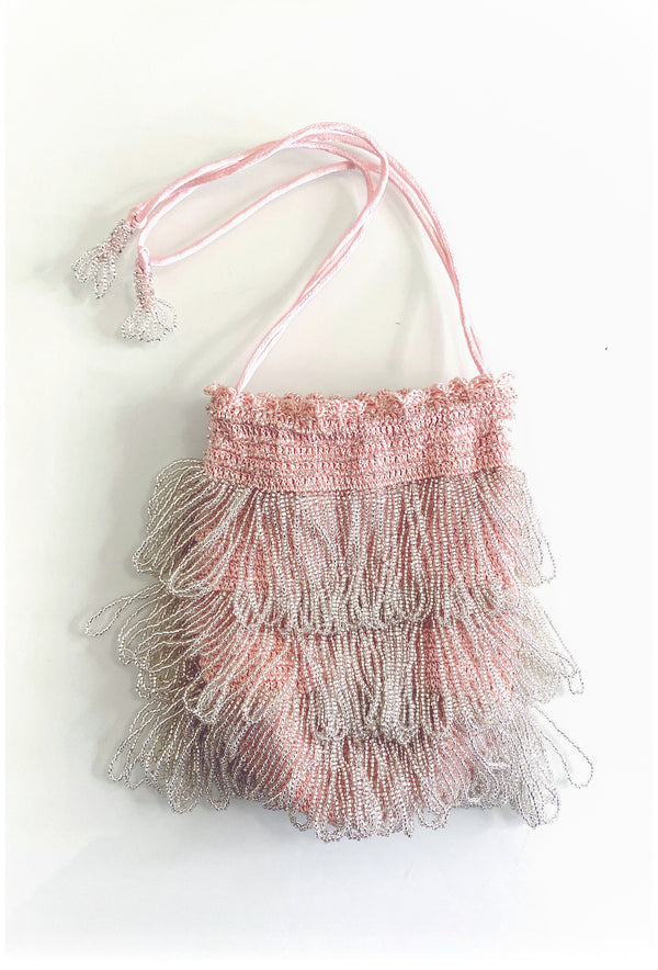 The Bonbon 1920's Pochette Bag - Vintage Pink