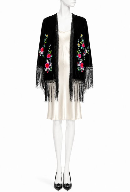 The Carmen Jacket - Black Velvet