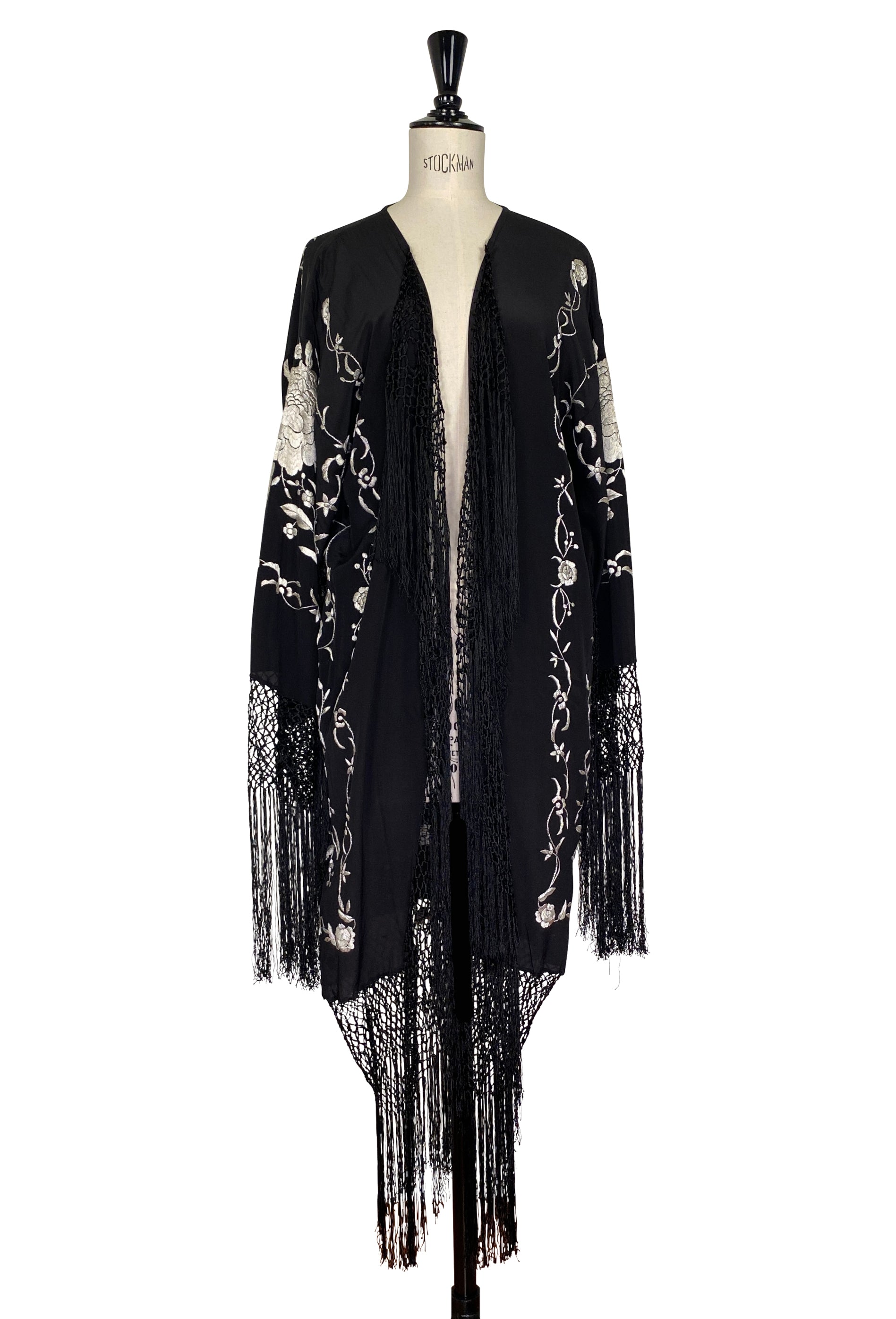 The Carmen Opera Kimono – Noir Argent