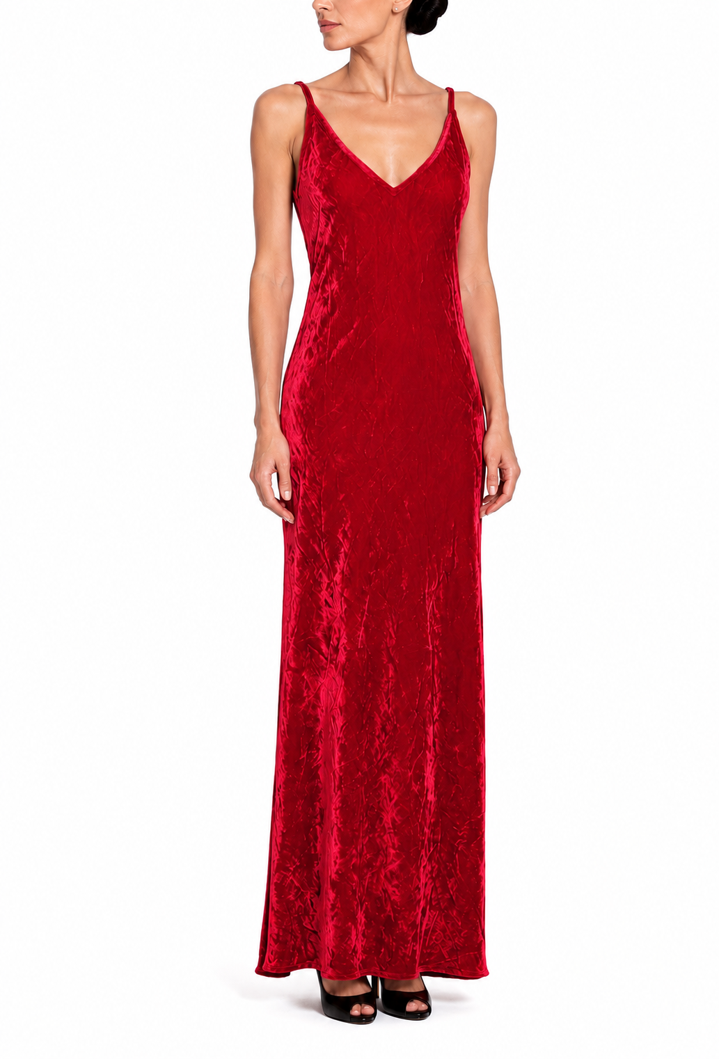 The Claridge Gown – Lipstick Red
