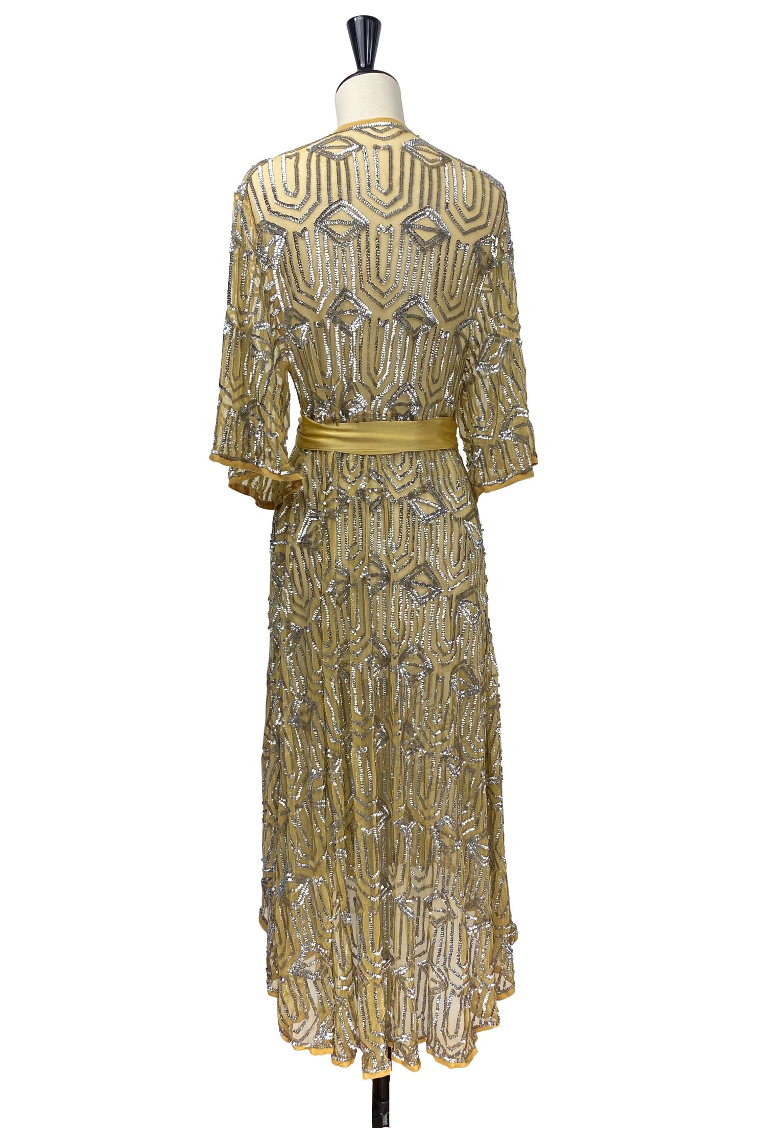 The Femme Fatale Wrap Dress - Antique Gilt