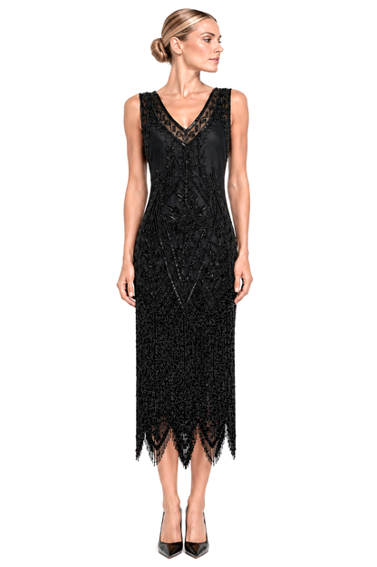 The Icon Gown – Jet Noir (Evening Length)