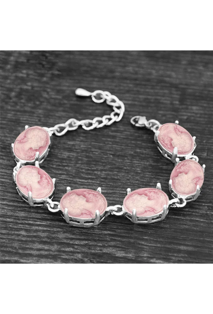 The Keepsake Cameo Bracelet - Victorian Rose