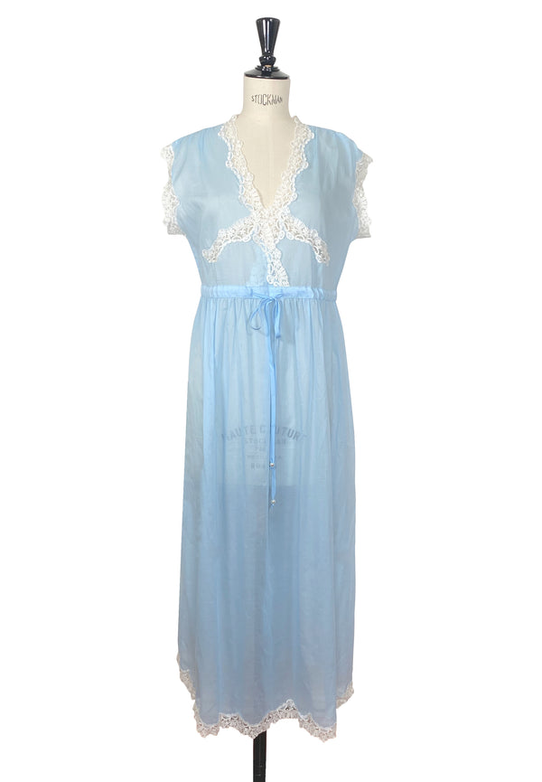 The Lisbeth Dressing Gown - Bluebell