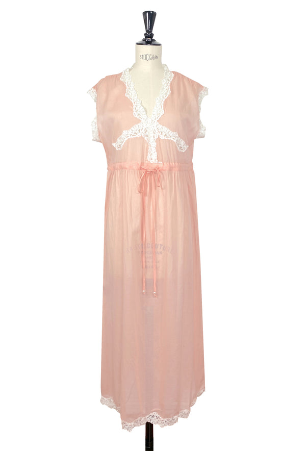 The Lisbeth Dressing Gown - Deco Coral