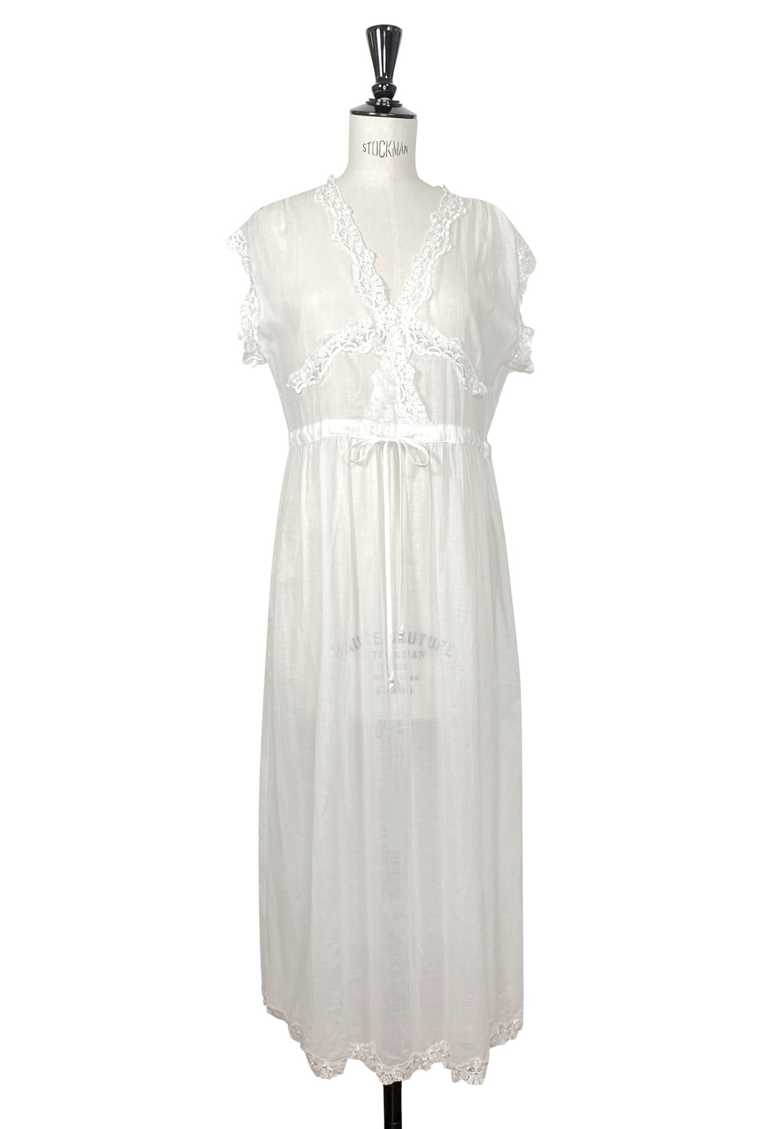 The Lisbeth Dressing Gown - Ethereal White