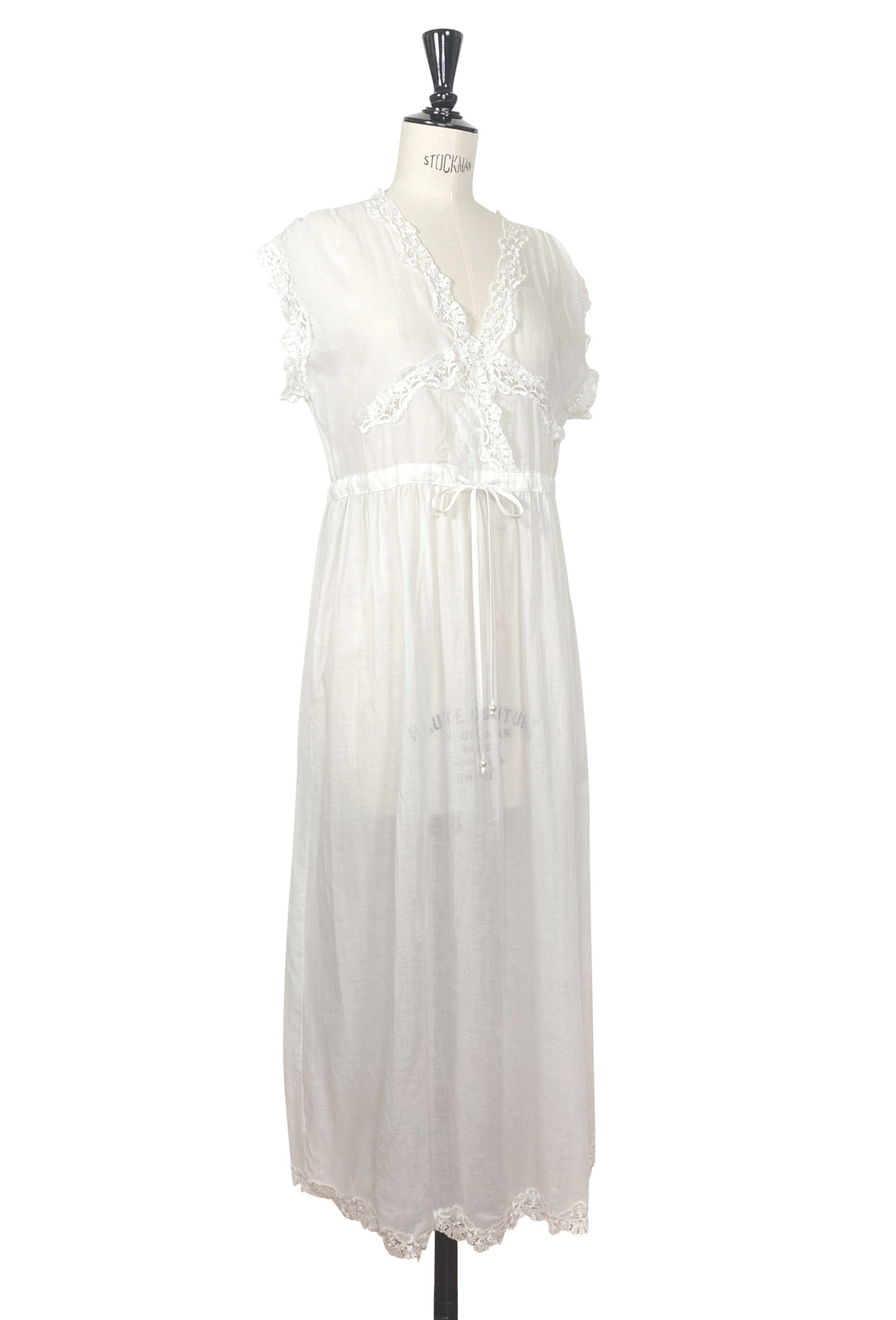 The Lisbeth Dressing Gown - Ethereal White