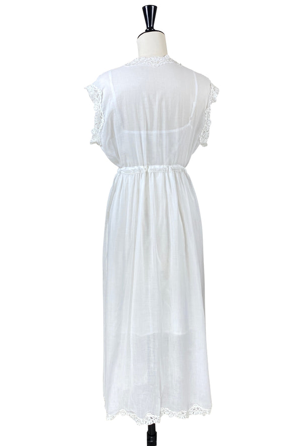 The Lisbeth Dressing Gown - Ethereal White