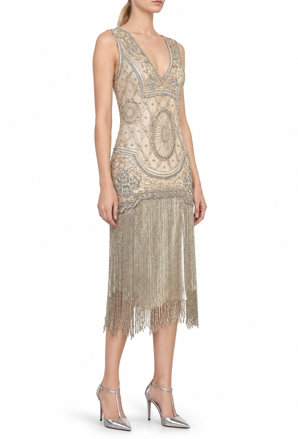The Lulu Dress – Antique Champagne