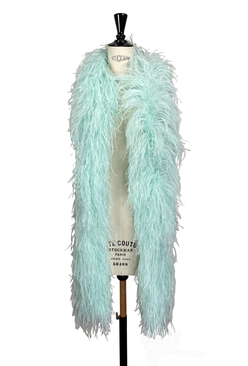 The Luxury Hollywood Ostrich Boa - Deco Green