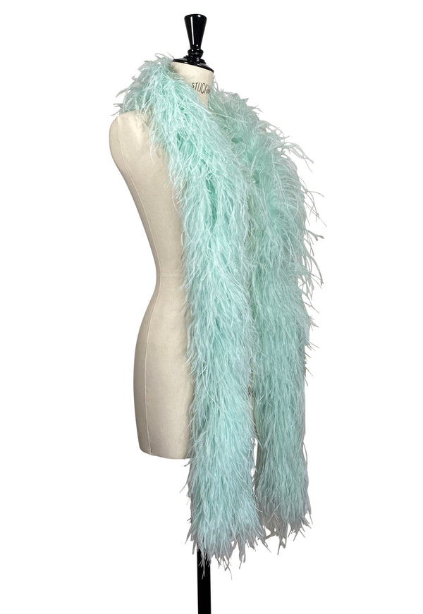 The Luxury Hollywood Ostrich Boa - Deco Green