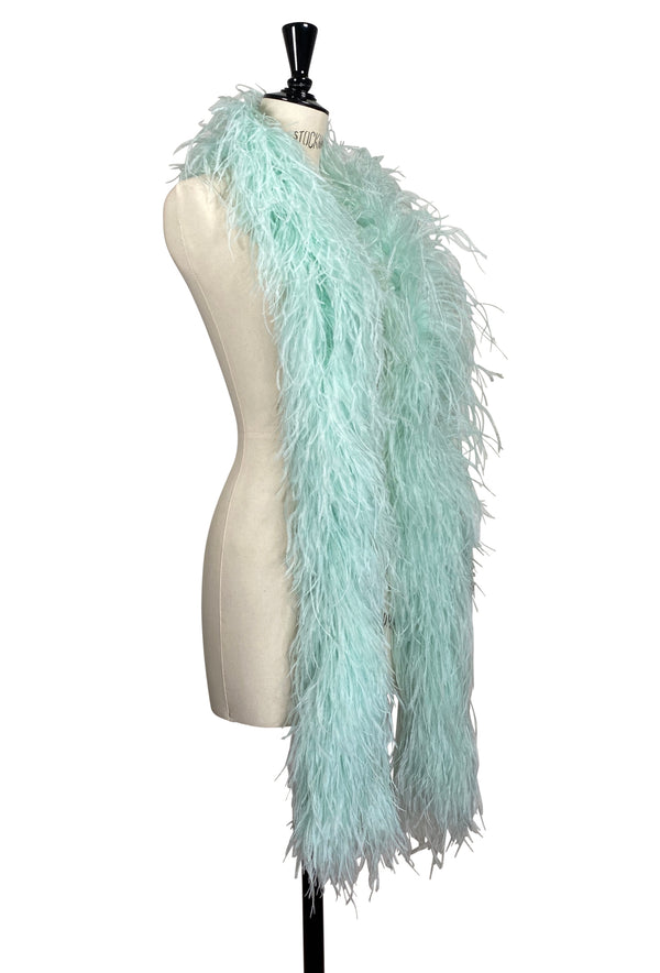 The Luxury Hollywood Ostrich Boa - Deco Green
