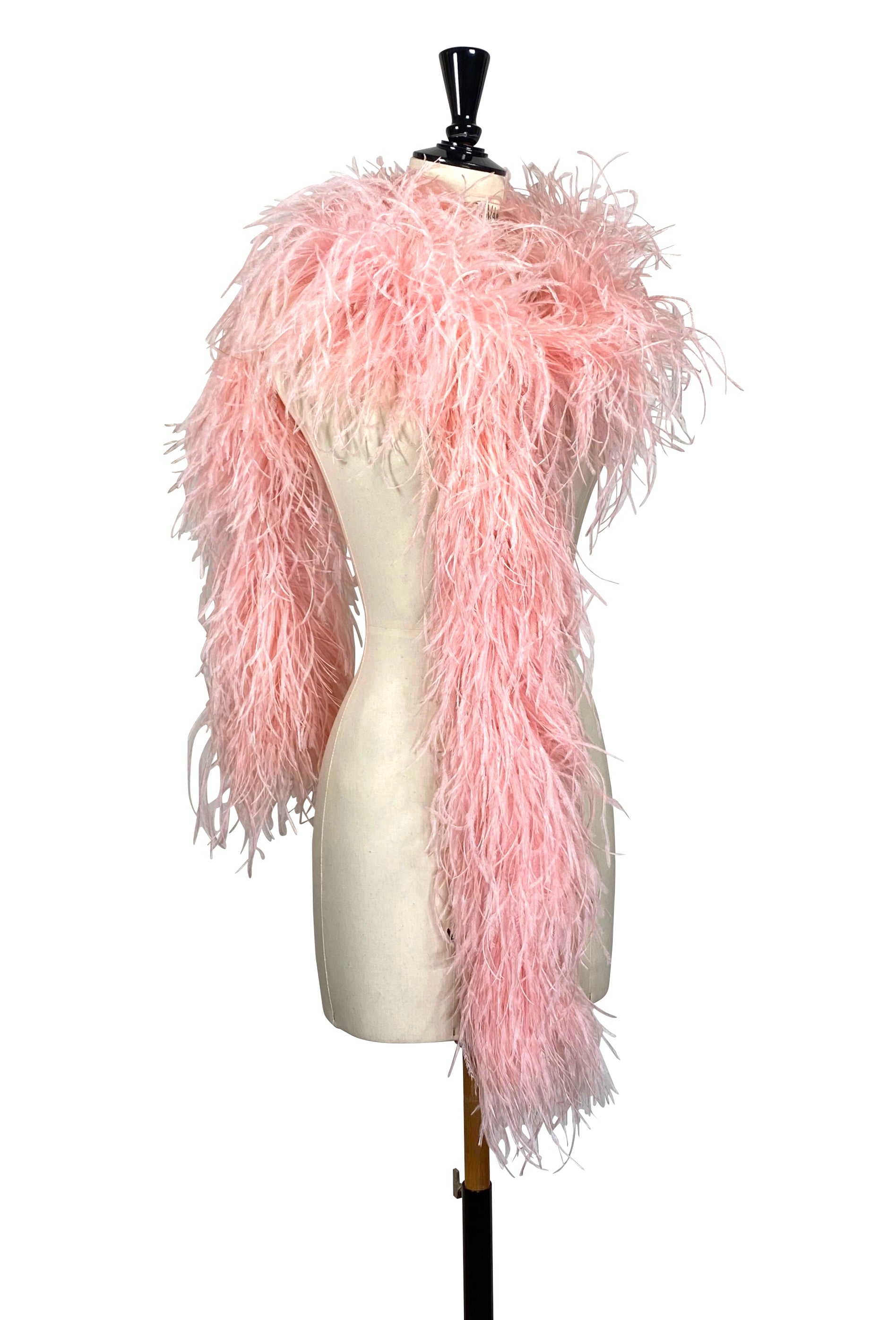 The Luxury Hollywood Ostrich Boa - Flamingo Pink The Deco Haus.