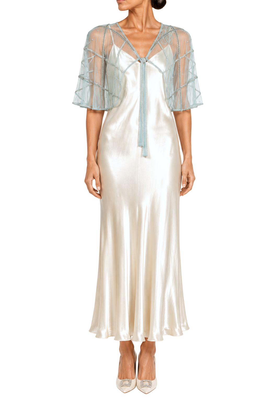 The Maisie Capelet – Celeste Blue