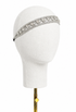 Marquise crystal bandeau headband with silver-toned setting and sparkling stones