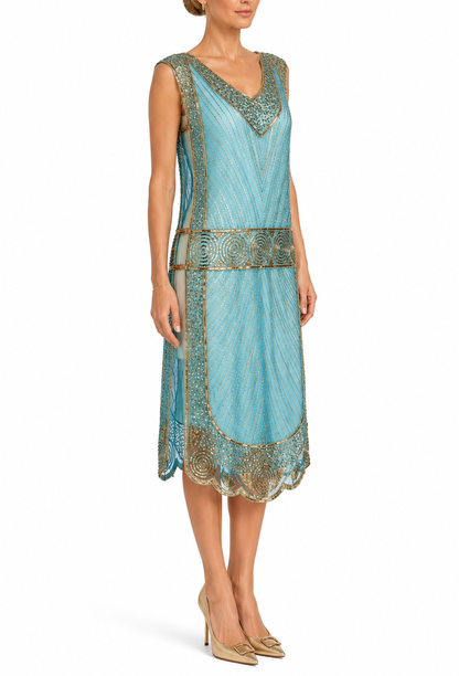 The Modernist - Turquoise Gilt