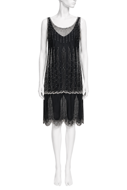 The Park Avenue Cocktail Dress  - Black Jet