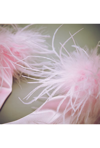 The Satin Vintage Cabaret Glove - Pink