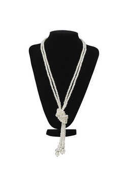 The Tassel Pearl 1920's Flapper Rope Necklace