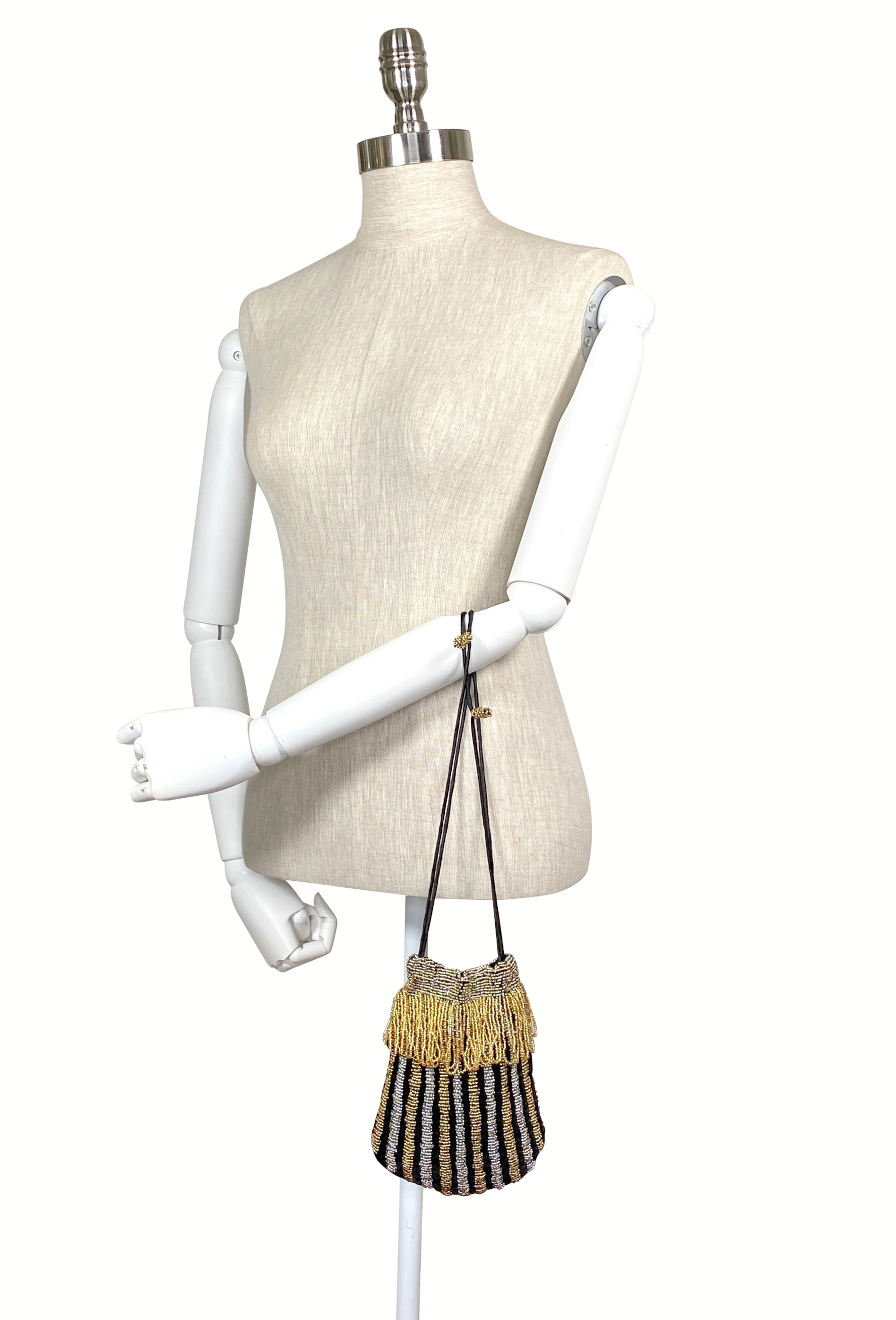 The Glimmer Pouch - Gold &amp; Silver The Deco Haus