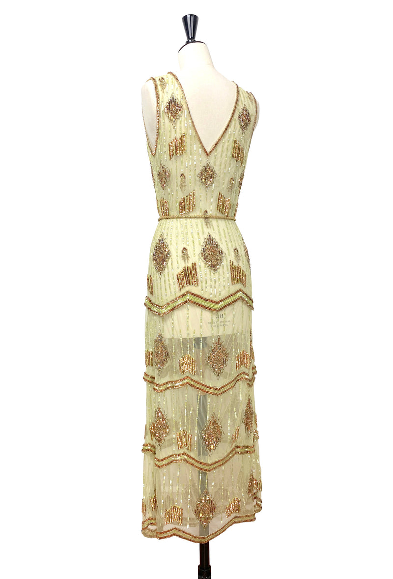 Art Deco Swank Gown Absinthe Green Art Deco Swank Gown Absinthe Green
