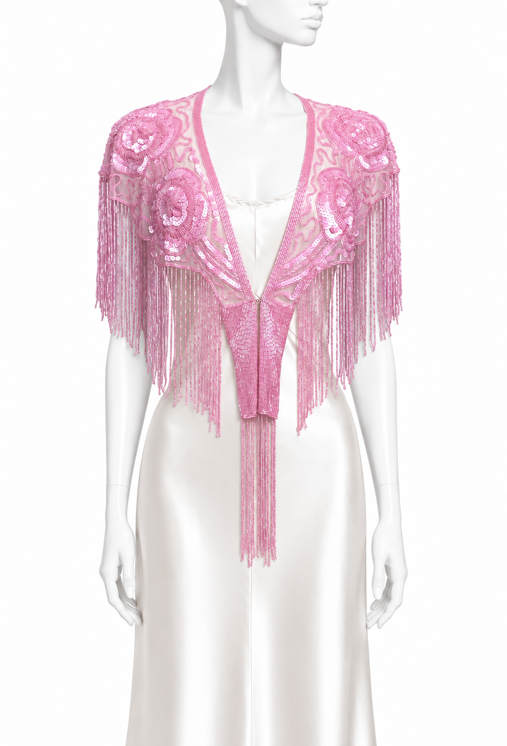 The Floradora Capelet — Peony Pink