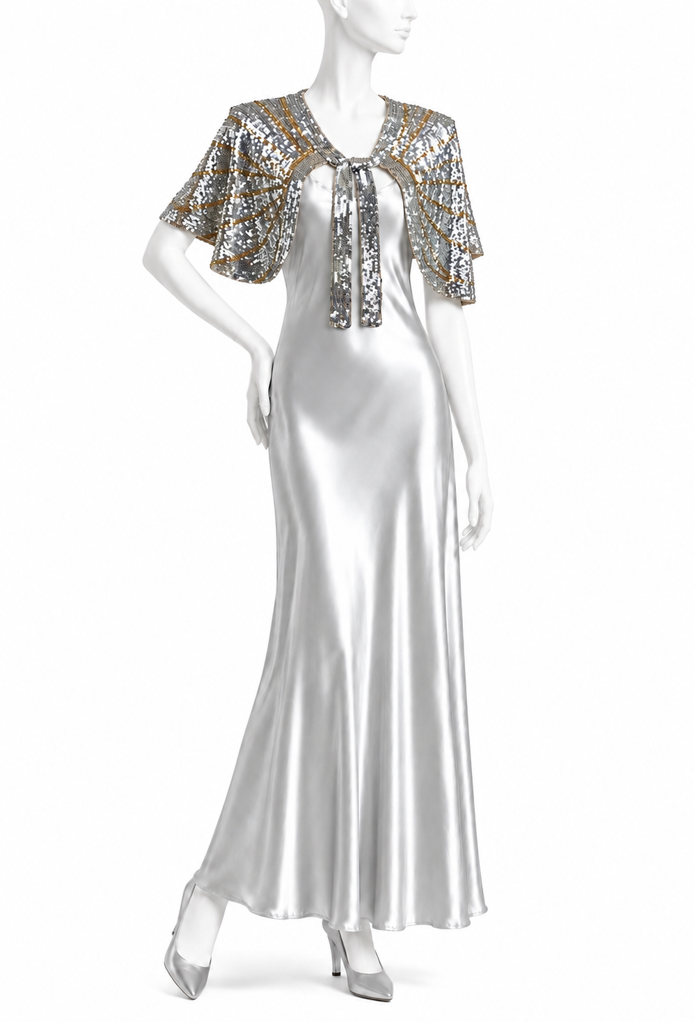 The Babylon Capelet – Silver Gilt