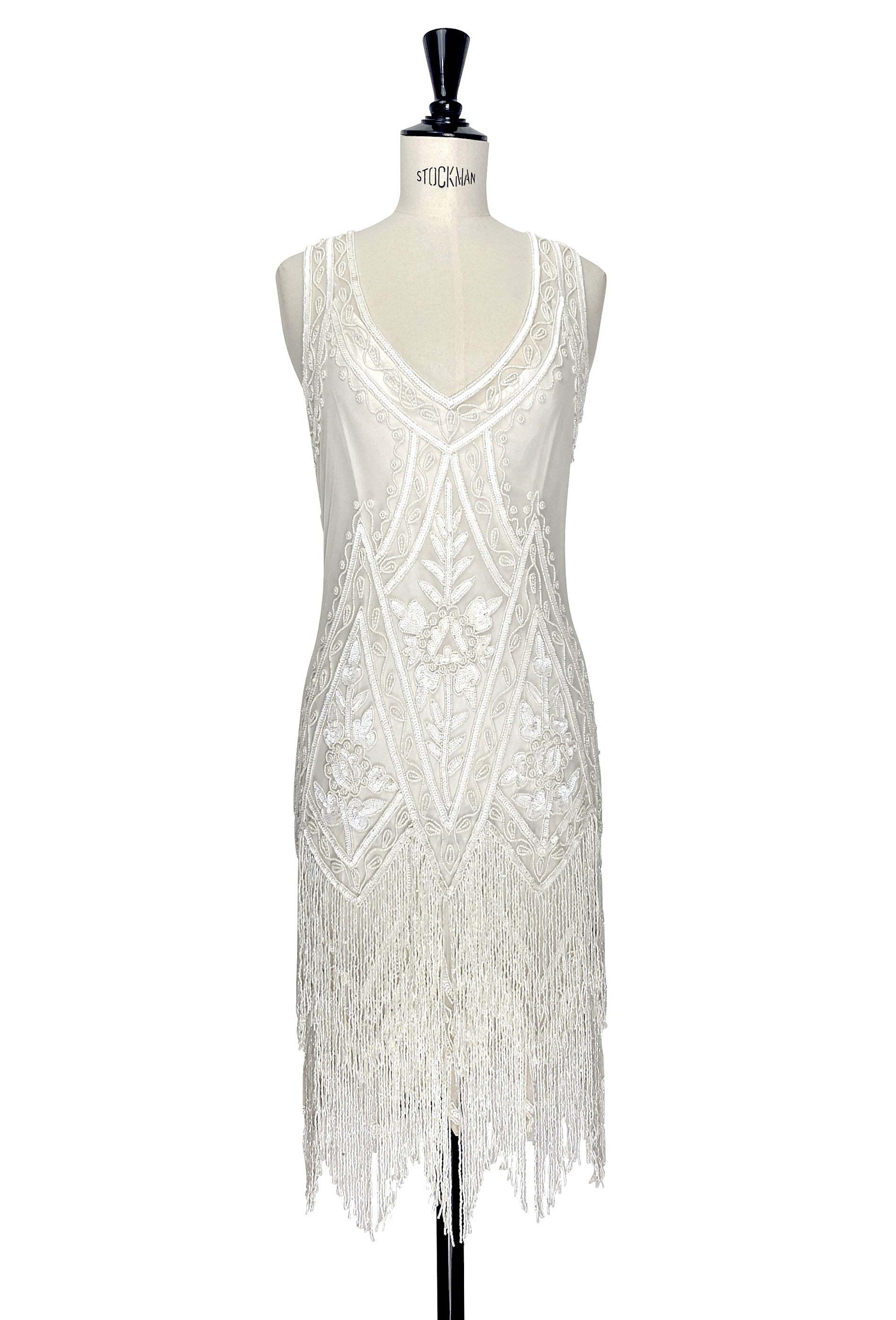 The Icon Gown - Crème Pearl The Deco Haus.