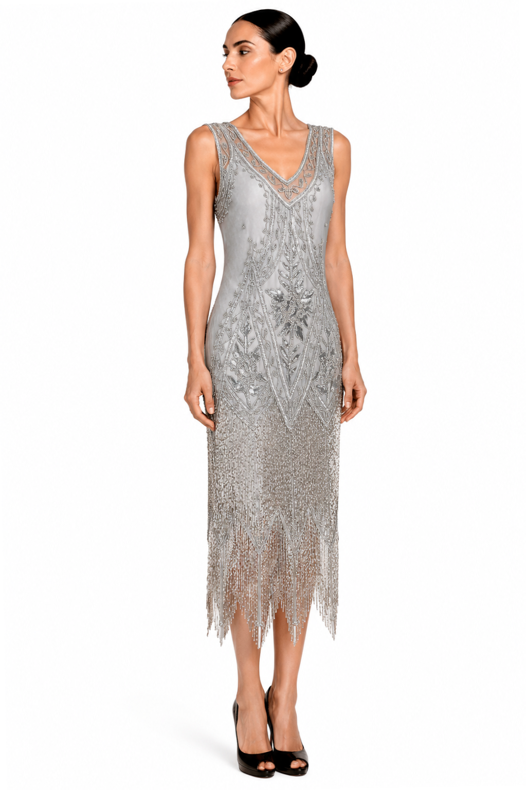 The Icon Gown – Moonlight Silver (Full Length)