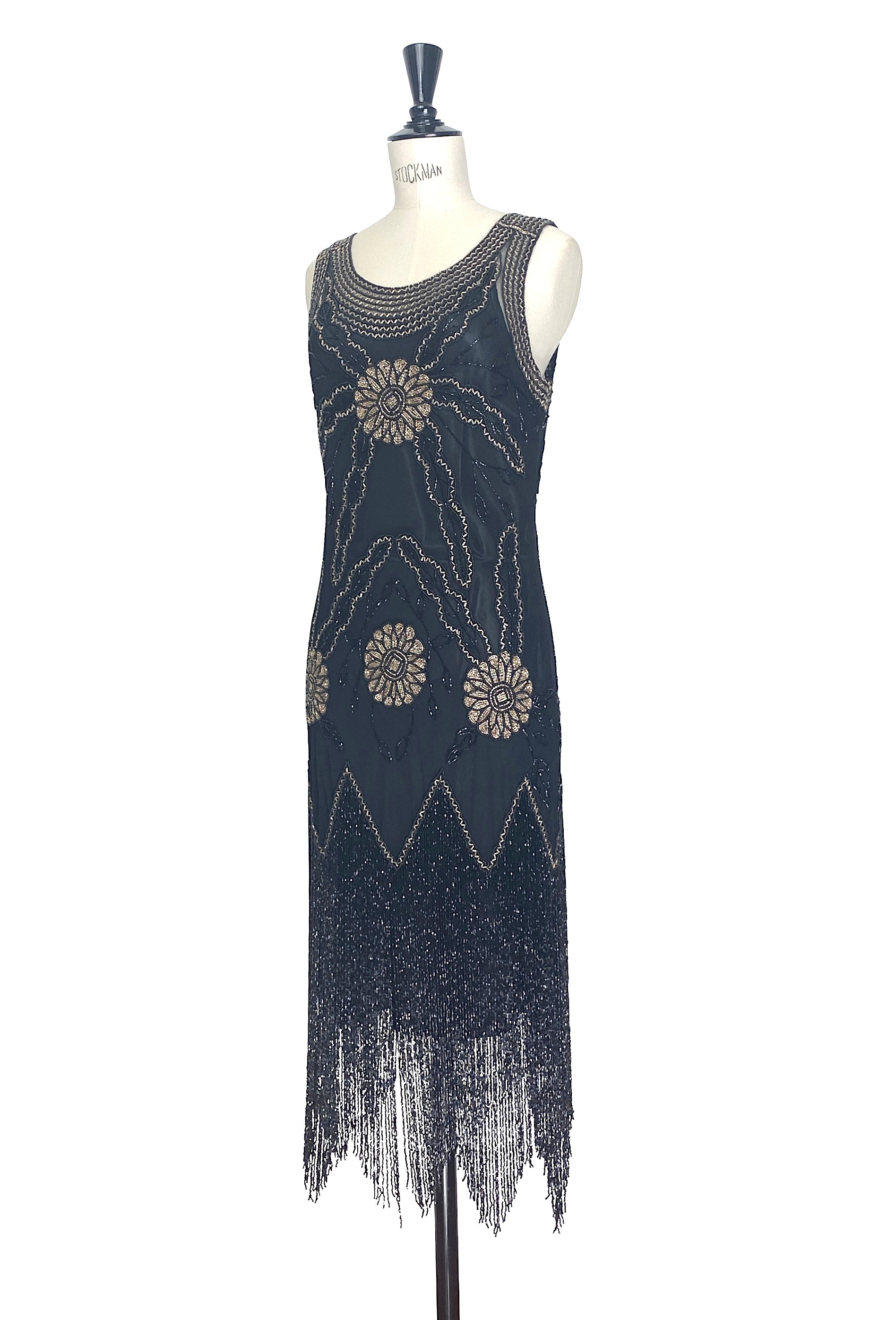 The Lindy Gown - Black Cognac