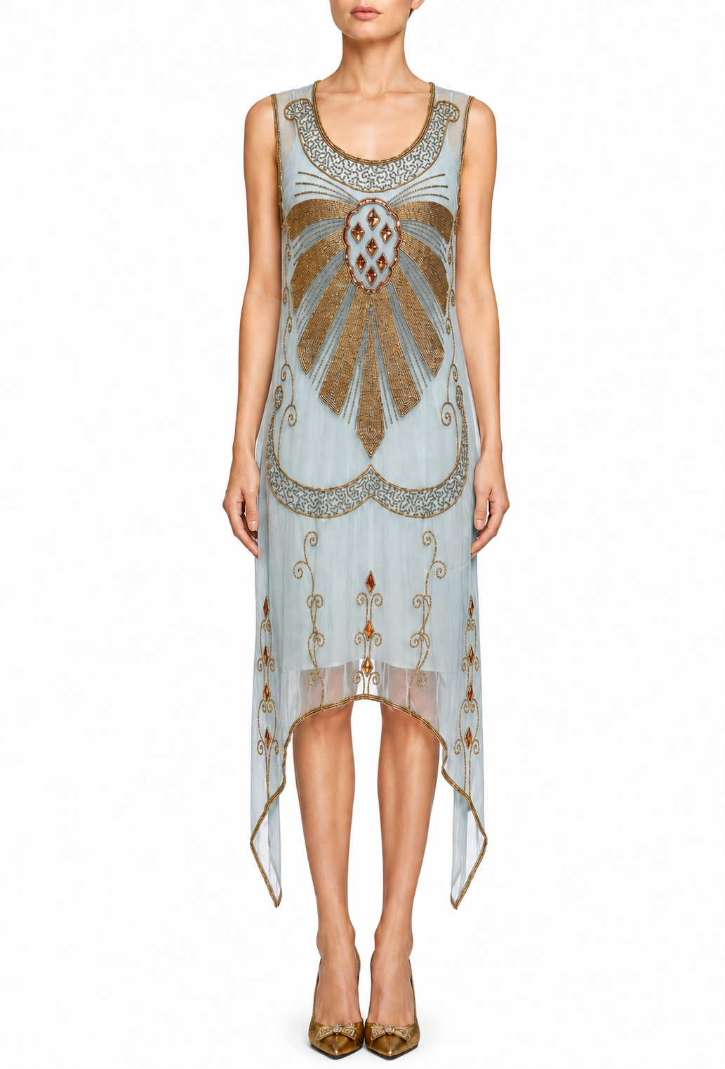 The Luxor Overlay – Turquoise Gilt