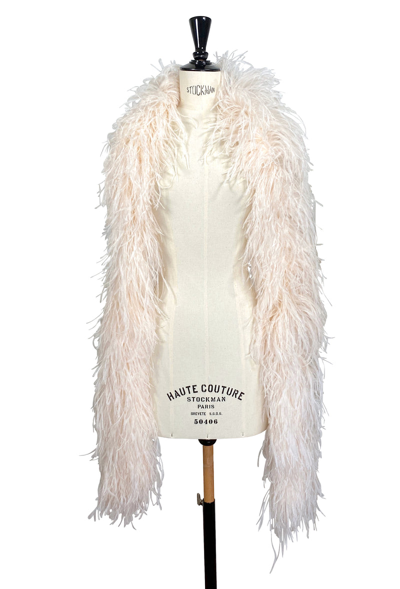 The Luxury Hollywood Ostrich Boa - Powder Puff