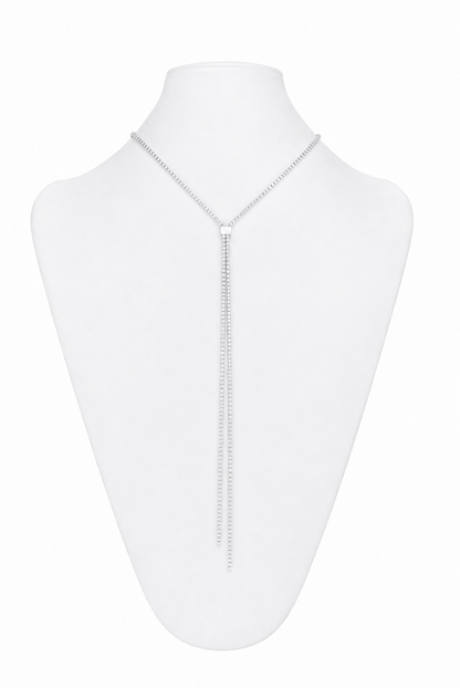 The Oriane Crystal Slider Necklace