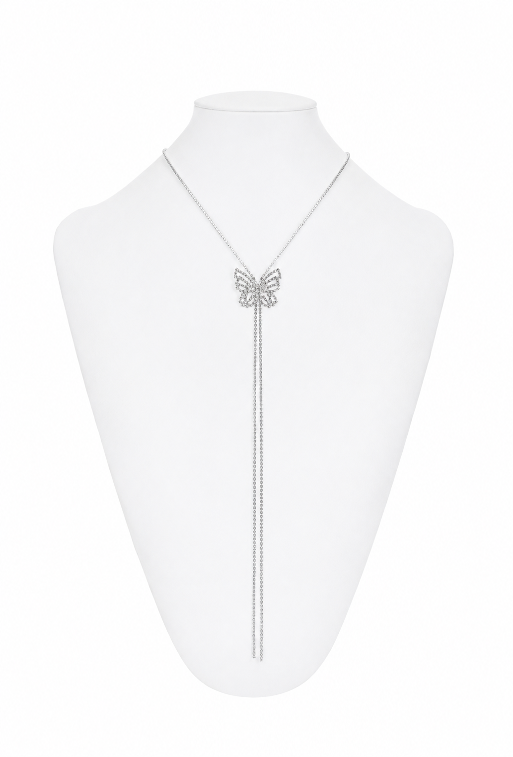 The Papillon Crystal Slider Necklace