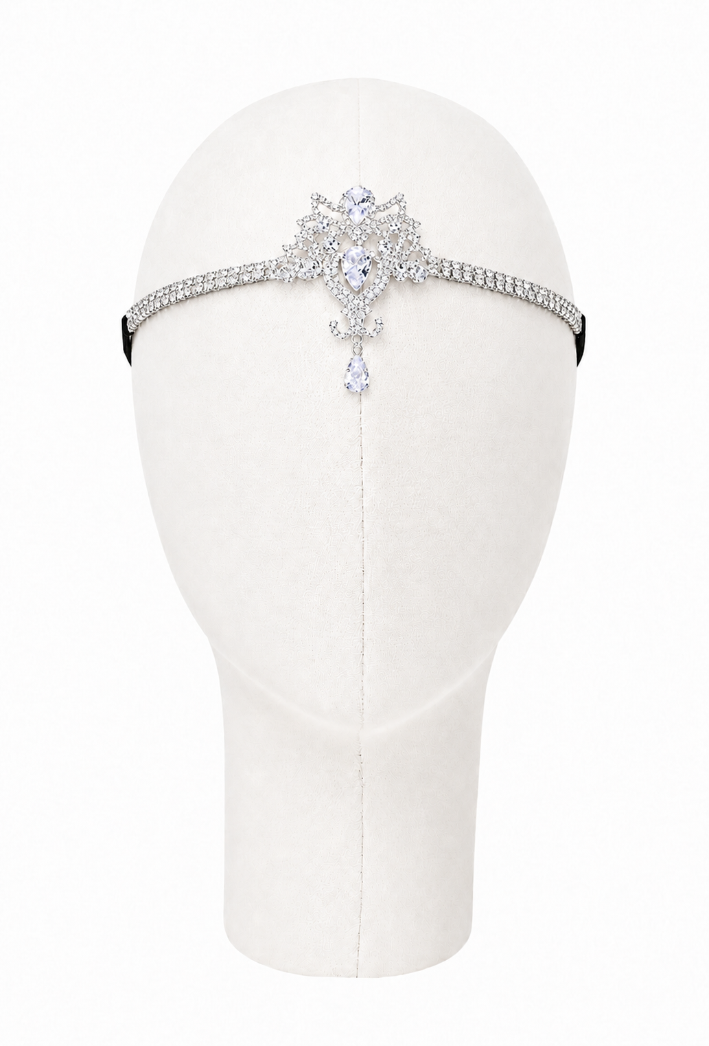The Régence Crystal Headband – Palladium