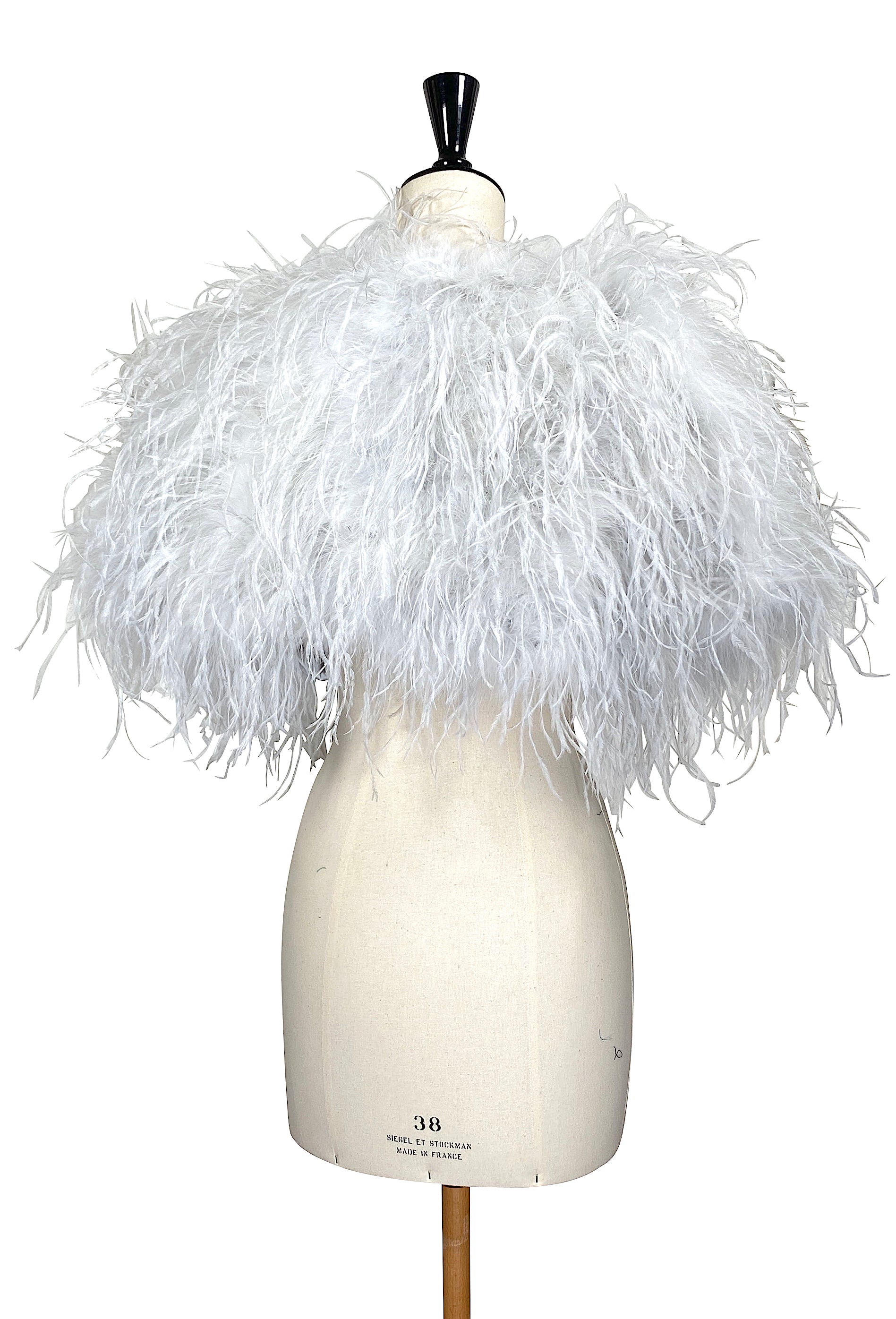 The Harlow Wrap - Phantom Silver The Deco Haus.