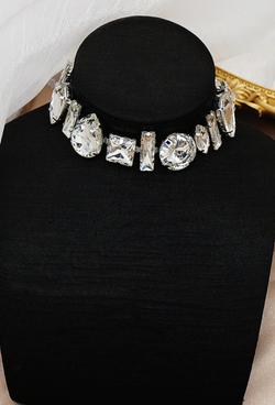 Hollywood Heirloom Cut Crystal Gem Necklaces - The Golden Age Collection