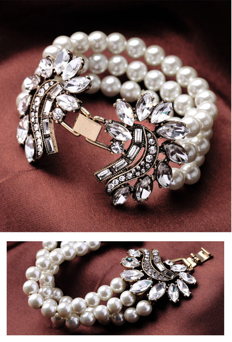The Marquise Pearl Bracelet