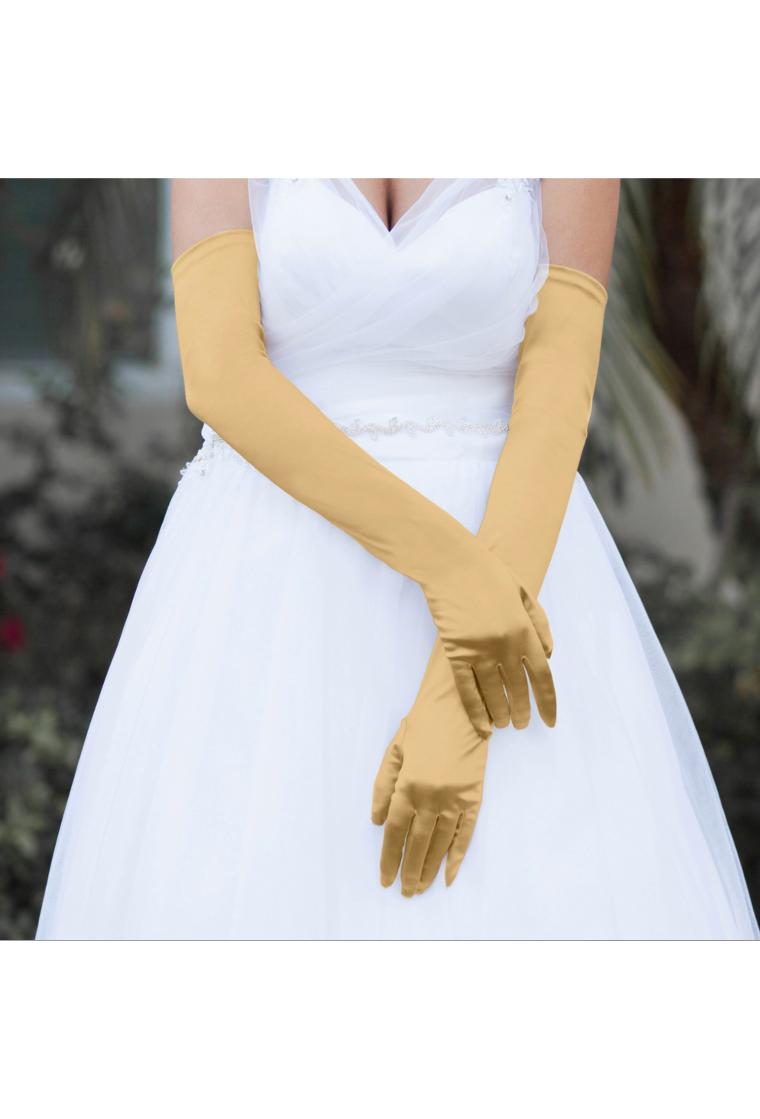 Vintage Style Satin Long Opera Evening Glove Vintage Style Satin Long Opera Evening Glove