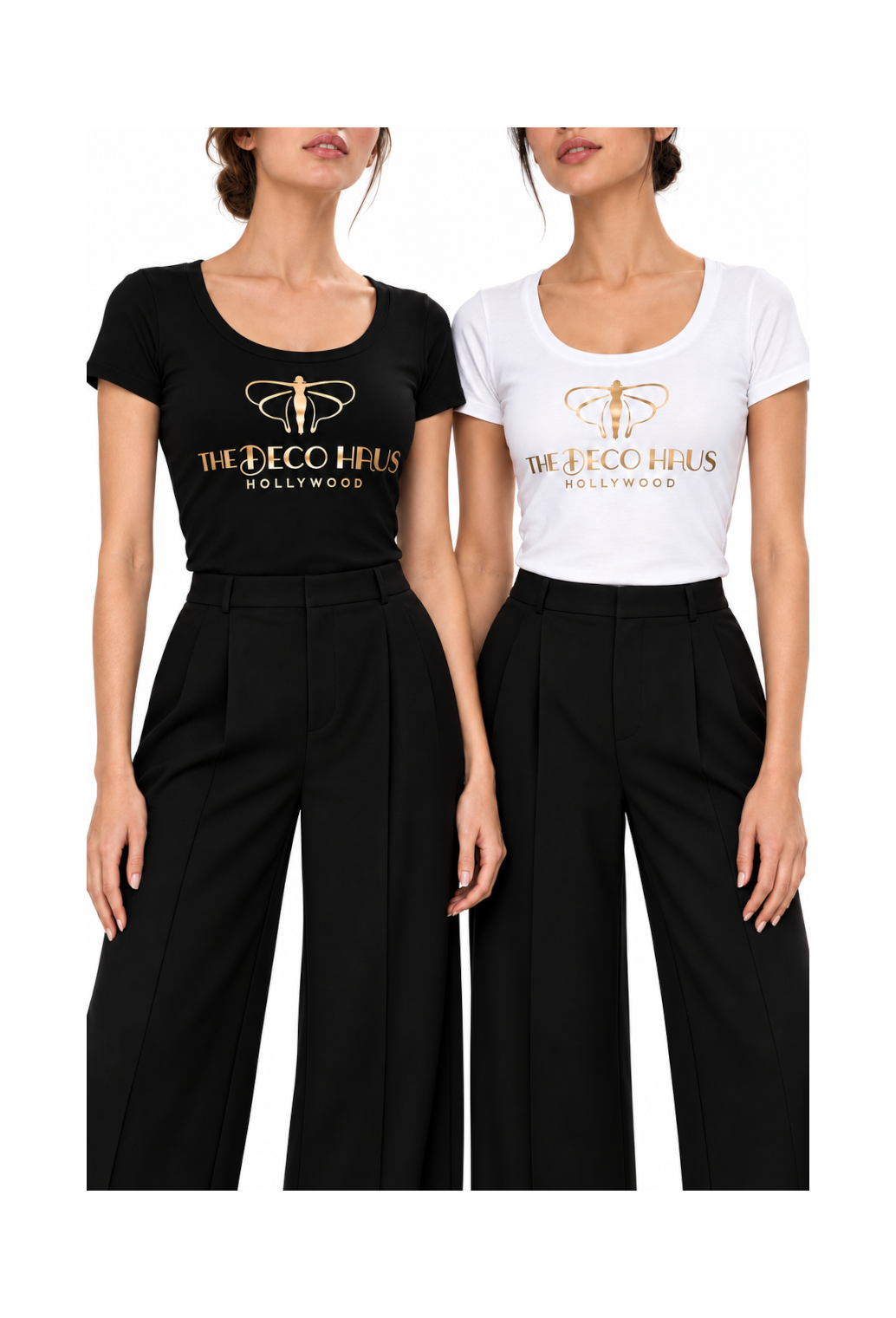 The Deco Haus Studio Tee - 1970s Gold Foil