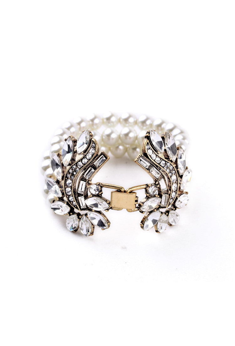 The Marquise Pearl Bracelet