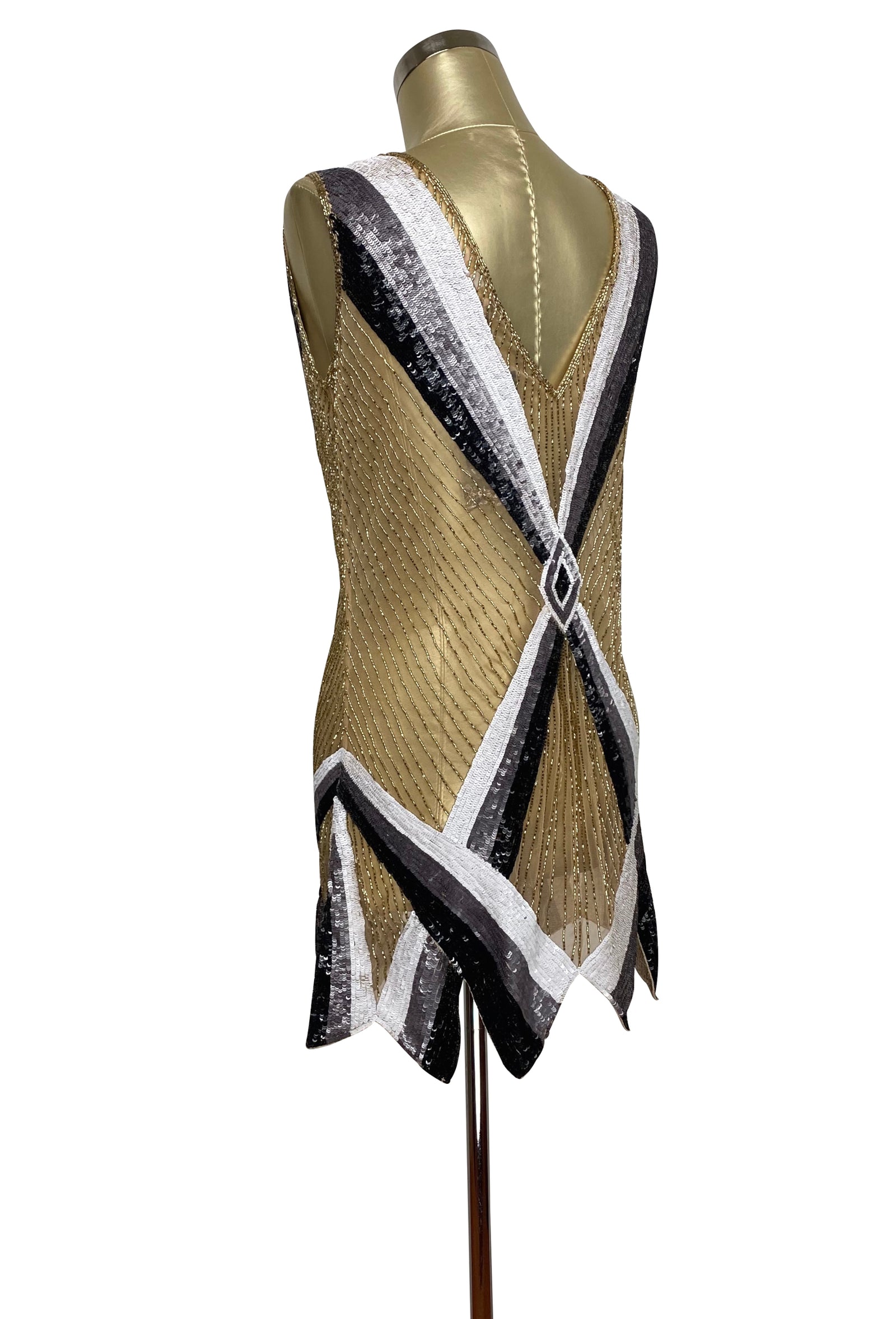 1920's Gatsby Flapper Cocktail Tunic Mini Dress - The Martini - Champa 1920's Gatsby Flapper Cocktail Tunic Mini Dress - The Martini - Champa
