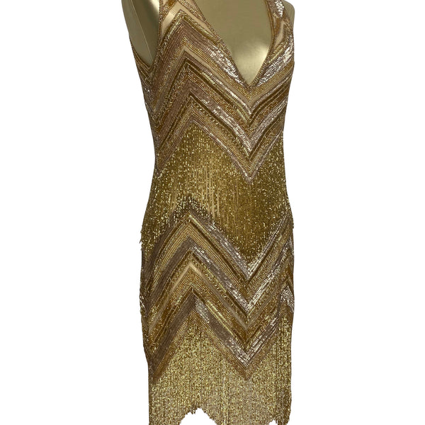 1920's Gatsby Party Dress - The Deco Chevron