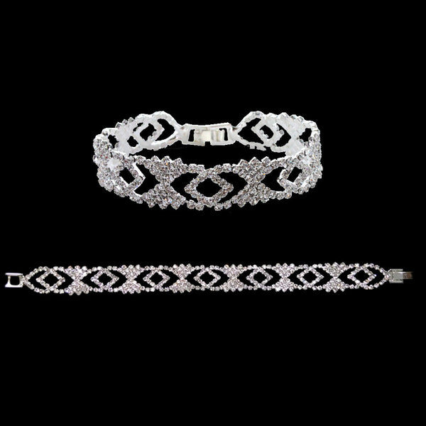 Gatsby Vintage 1920's Style Diamante Bracelet - The Deco Arrow - The Deco Haus