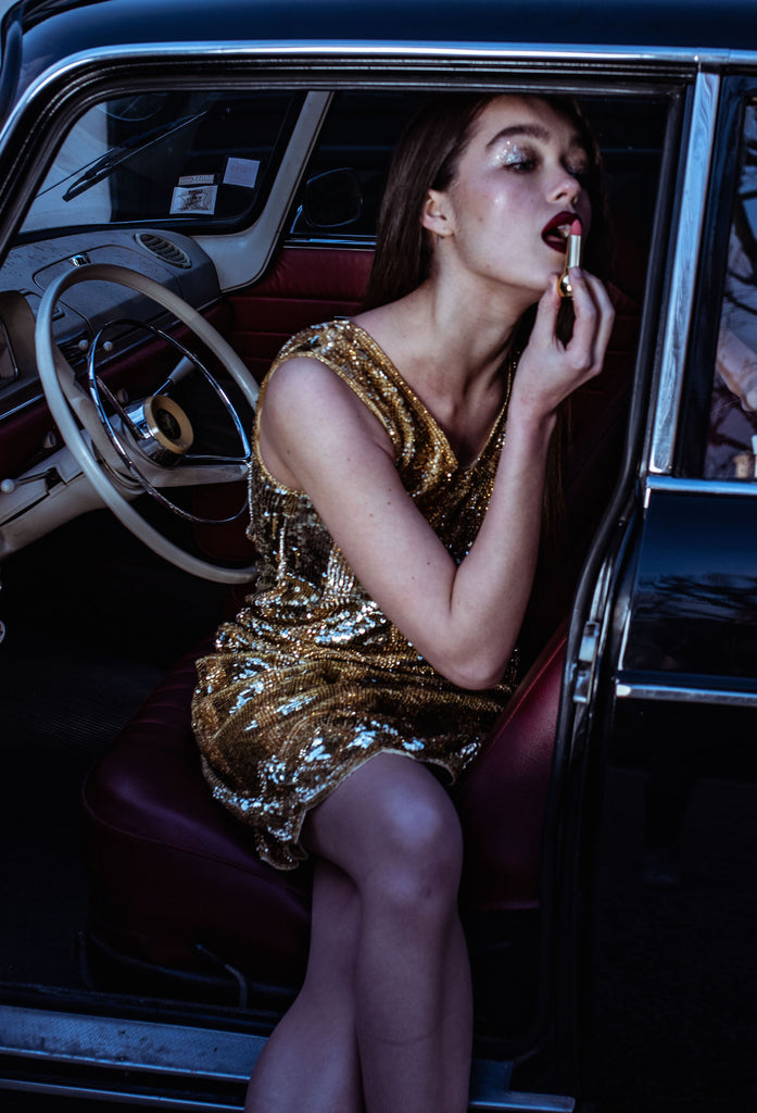 Limited Edition 1920's Handbeaded Vintage Art Deco Gown