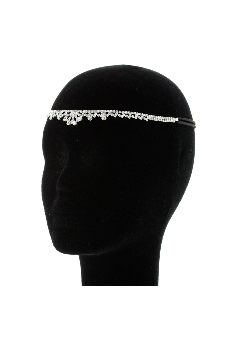 Diamante Vintage Style 1920's Flapper Headband- The Alexandra