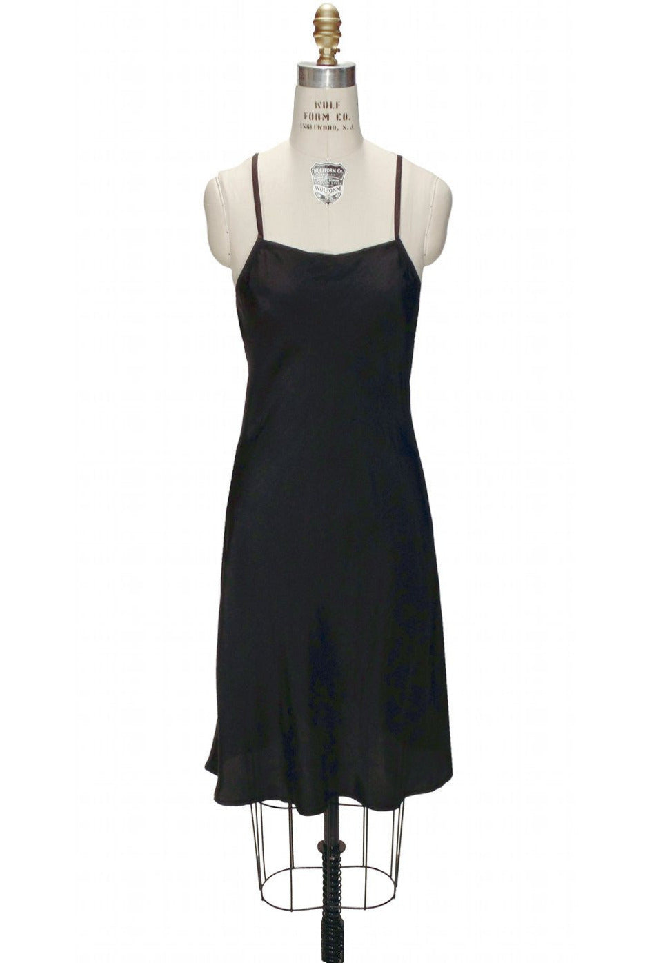 1920's Style Habutai Silk Glamour Flapper Slip Dress