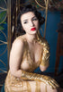 Metallic Luxe Long Opera Evening Glove - Gold The Deco Haus