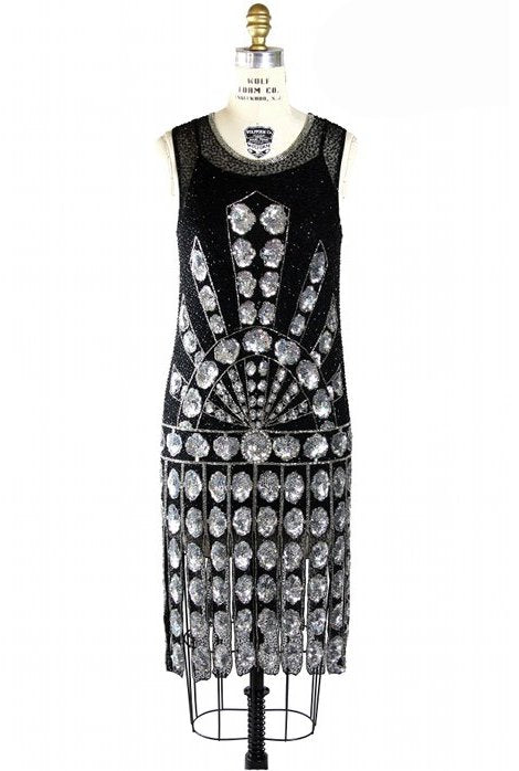 1920s Gatsby Beaded Carwash Party Dress - The Paramount - The Deco Haus