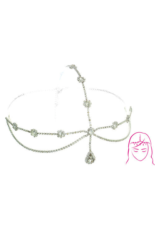 The Flapper Rhinestone Teardrop 20&